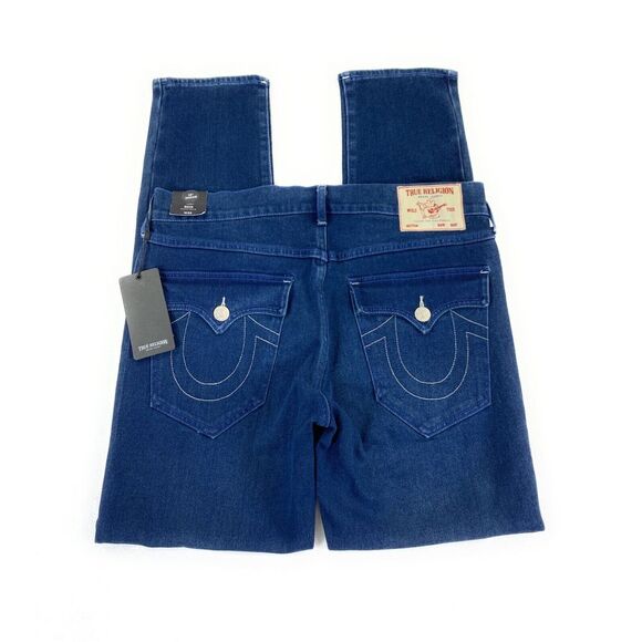 True Religion Other - NWT True Religion Men's Rocco Relaxed Skinny Stretch Distressed Blue Jeans 33x32